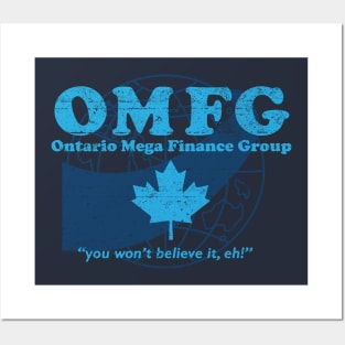 OMFG - Ontario Mega Finance Group (Worn) [Rx-tp] Posters and Art